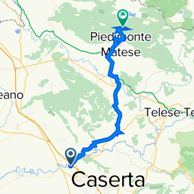Da Via Martiri di Nassirya 128, Capua a Via Roma 17, San Gregorio Matese
