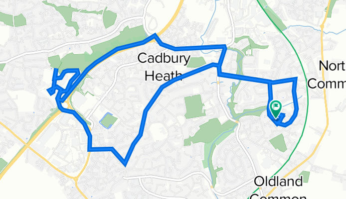 7 Makin Close, Bristol to 8 Makin Close, Bristol