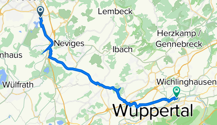 Nevigeser Straße 50, Βέλμπερτ nach Beckmannshof 20, Βούπερταλ