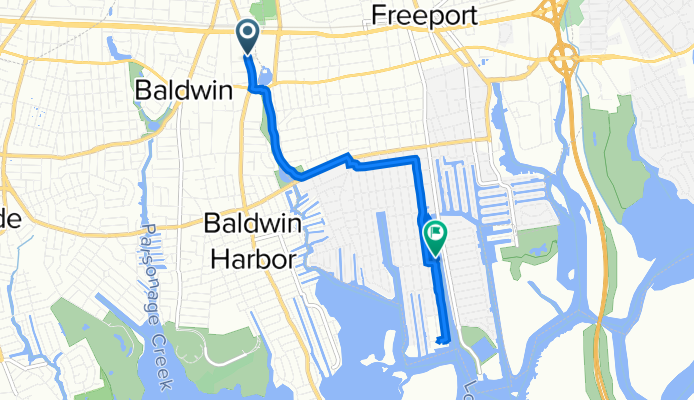2323 Milburn Ave, Baldwin to 153 Woodcleft Ave, Freeport