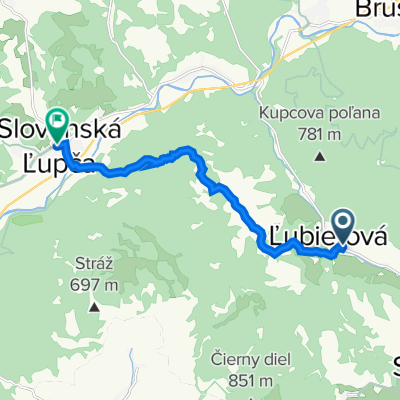 Ľubietová do Námestie SNP 5