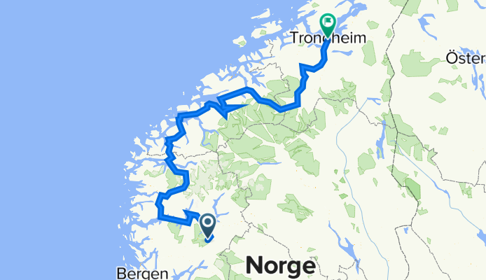 Flam - Trondheim less climbing