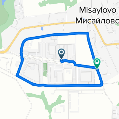 От ЖК "Пригород Лесное" до улица Первомайская 33, Мисайлово