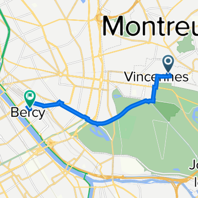 76 Boulevard de la Libération, Vincennes à 63 Rue de Bercy, Paris