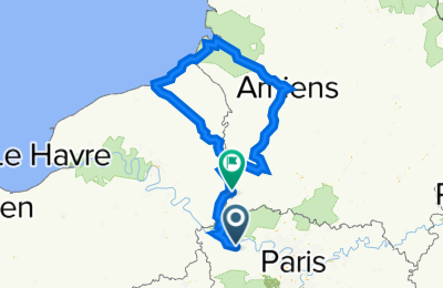 Route in der Bikemap App öffnen