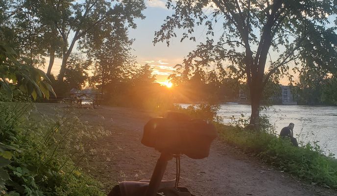 Zdjęcie 2 trasy Bikemap „Restful route around prairies”