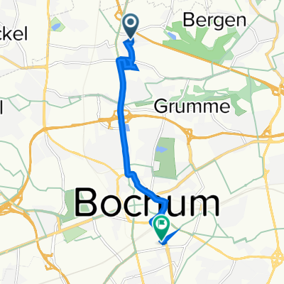 Raiffeisenstraße 2A, Bochum nach Universitätsstraße 48, Bochum