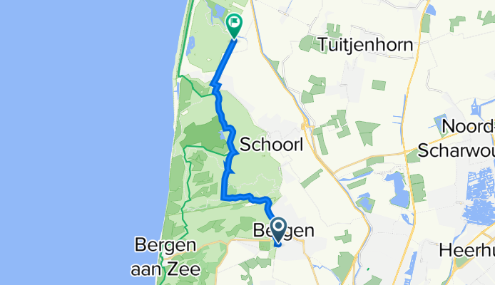 Wilhelminalaan 9, Bergen naar Jaagkade 5, Schoorl