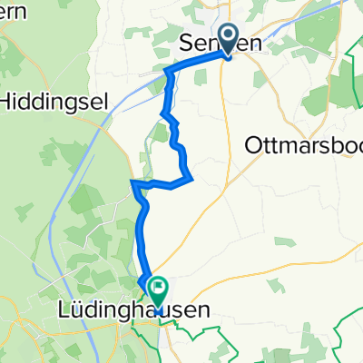 Eichendorffstraße 1, Senden nach Mühlenstraße 108, Lüdinghausen