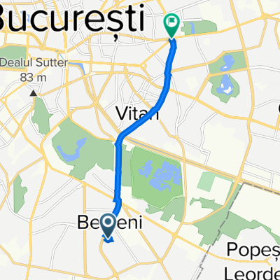 Aleea Terasei 7, București to Piata Hurmuzachi, București