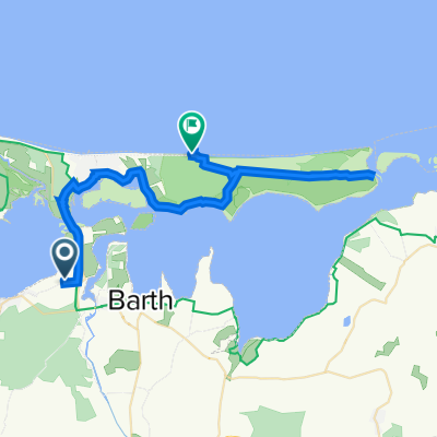 54.380° N 12.662° W nach 54.442° N 12.769° W