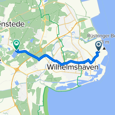 Wilhelmshaven nach Bussardstraße 13D, Schortens