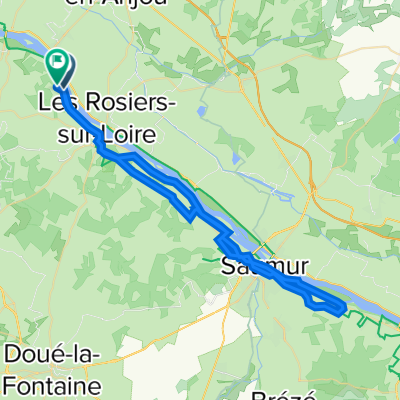 Thoureil - Samur - Höhlen - zurück 60KM