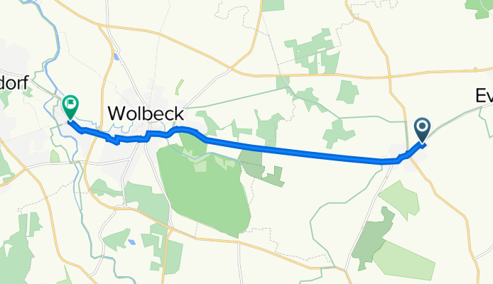 Everswinkeler Straße 62 nach Twenhövenweg 2A, Münster