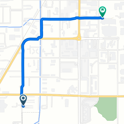 725 S Fifth W, Rexburg to 285 S First West St, Rexburg