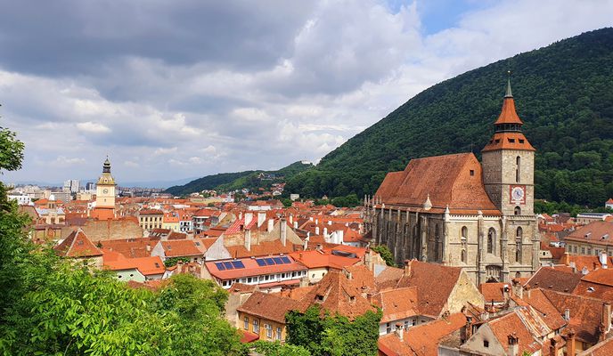 Foto 2 der Bikemap-Route "Brasov MTB City-Highlights 34 km Brasov - Pietrele lui Solomon - Poiana Stechil - Saua Tampei - Brasov (ADE 76)"