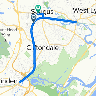 Northern Strand Community Trail, Saugus to 27 Columbus Ave, Saugus