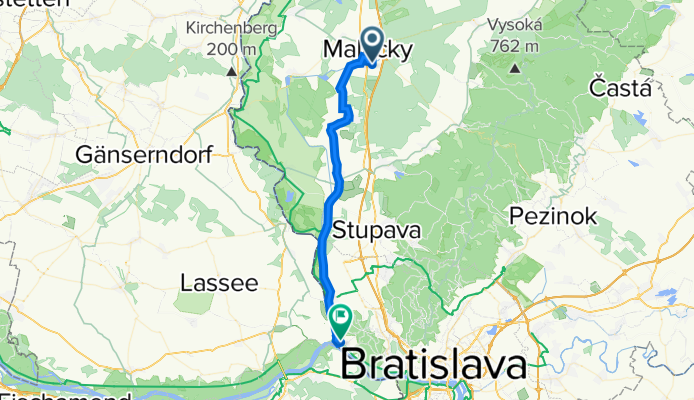 Priemyselná 5871, Malacky do Hradná