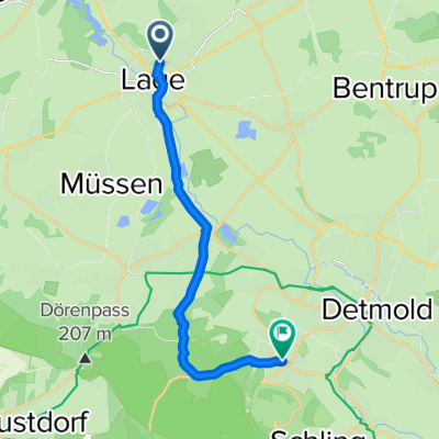 Hagensche Straße 1, Lage nach L938 97, Detmold