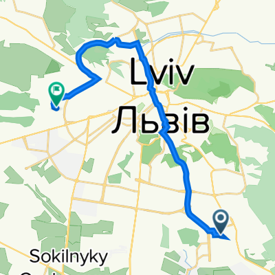 Івана Кавалерідзе вулиця, 10, Львів to Вигода вулиця, 58, Львів