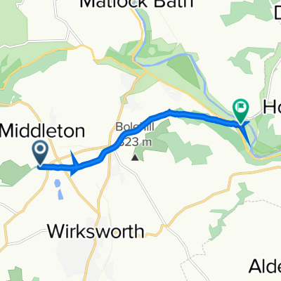 High Peak Trail, Middleton, Matlock to High Peak Trail, Whatstandwell, Matlock