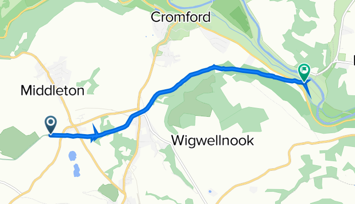 High Peak Trail, Middleton, Matlock to High Peak Trail, Whatstandwell, Matlock