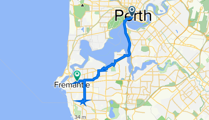 1–7 The Esplanade, Perth to 59 Forrest St, Fremantle
