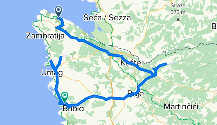 D75 47, Crveni Vrh to Križine 48