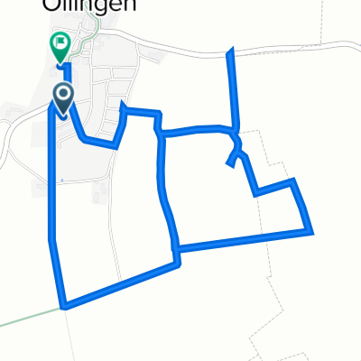 Taubenstraße 6, Öllingen nach Hauptstraße 13, Öllingen