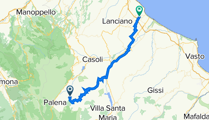 Via Circonvalllazione Pineta 1–12, Colledimacine a Via Sangro 2, Fossacesia