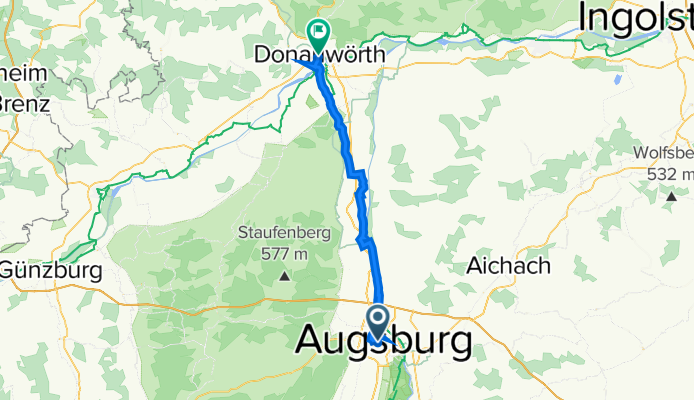 Etap 5 Dunauwürt to Ausburg
