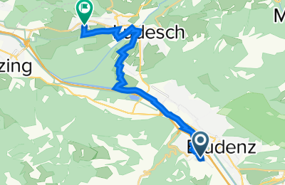 Route in der Bikemap App öffnen