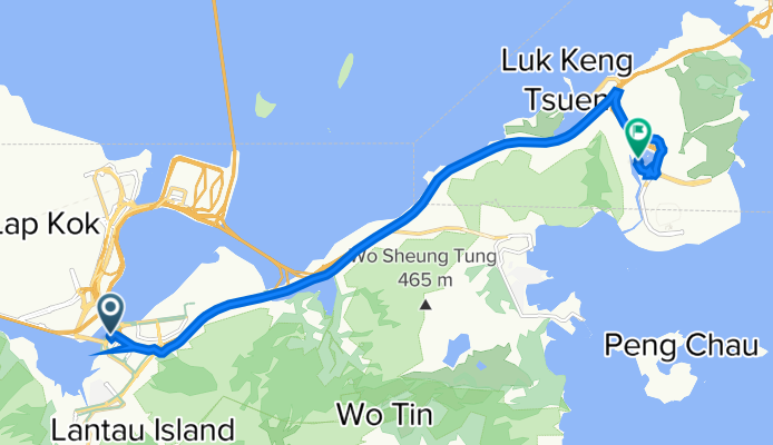 東涌海濱路 to 迪欣路