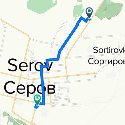 улица Машинистов, Серов до Каквинская улица, 1, Серов