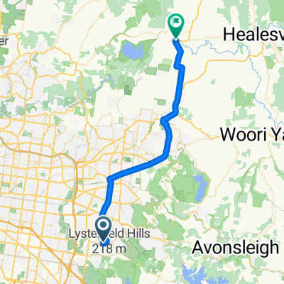 Rowville to Yarra Glen