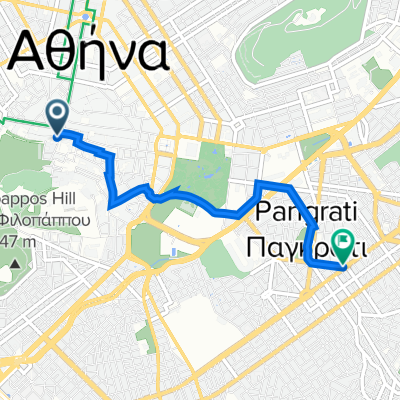 Διαδρομή 1: Μοναστηράκι-Παγκράτι