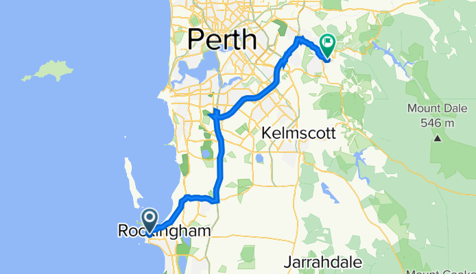 15 Recreation Dr, Shoalwater to 22–24 Jackson Rd, Walliston