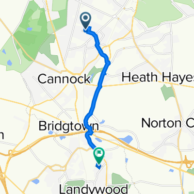 Bowes Drive to Johns Lane 18, Great Wyrley