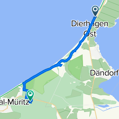 Route nach Voßweg 9, Gelbensande