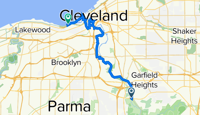 8111 Rockside Rd, Valley View to Detroit Shoreway, Cleveland