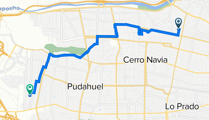 De Cerro Navia 2032, Santiago a Cerro La Campana 992, Pudahuel