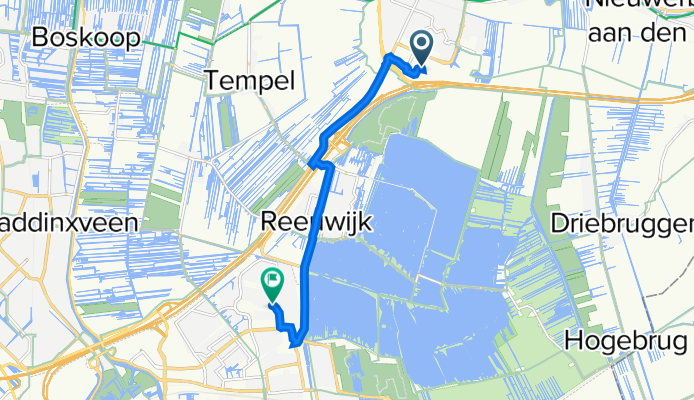 Bodegraven, Schumanweg to Brittenburg 46, Gouda