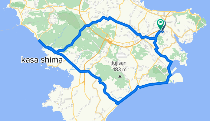 15-23, Uraga 5-Chōme, Yokosuka to 22-8, Yoshii 4-Chōme, Yokosuka