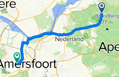 Route in der Bikemap App öffnen