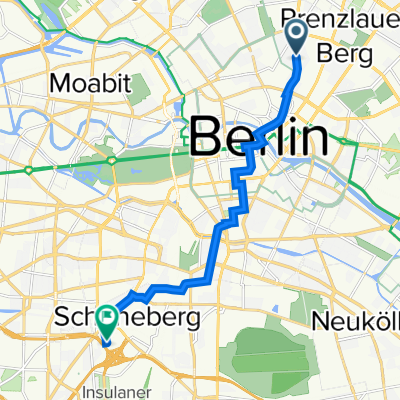 Schönhauser Allee 161A, Berlin nach Kärntener Straße 19, Berlin