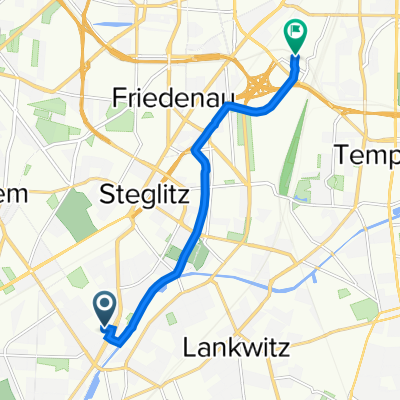 Wüllenweberweg 6, Berlin nach Gotenstraße 54, Berlin