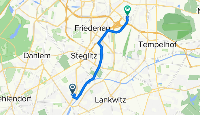 Wüllenweberweg 6, Berlin nach Gotenstraße 54, Berlin