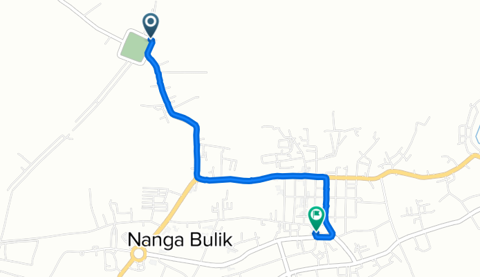 RCMJ+HR3, Bulik to Jalan W.R. Supratman, Kecamatan Bulik