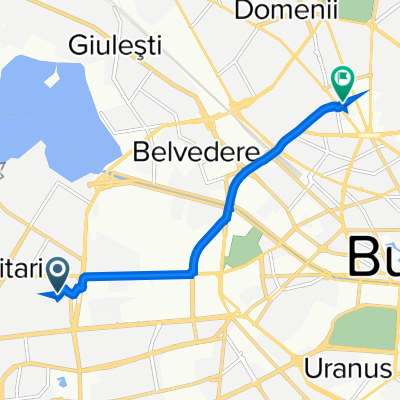 Strada Cupolei 10-12, București to Bulevardul Ion Mihalache nr. 38, București