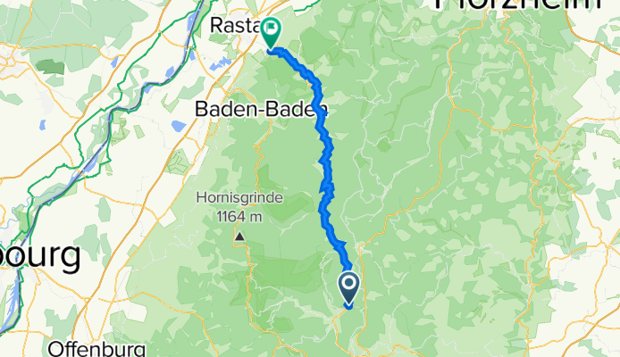 Murgstraße 4, Baiersbronn nach Schloßstraße 18, Kuppenheim
